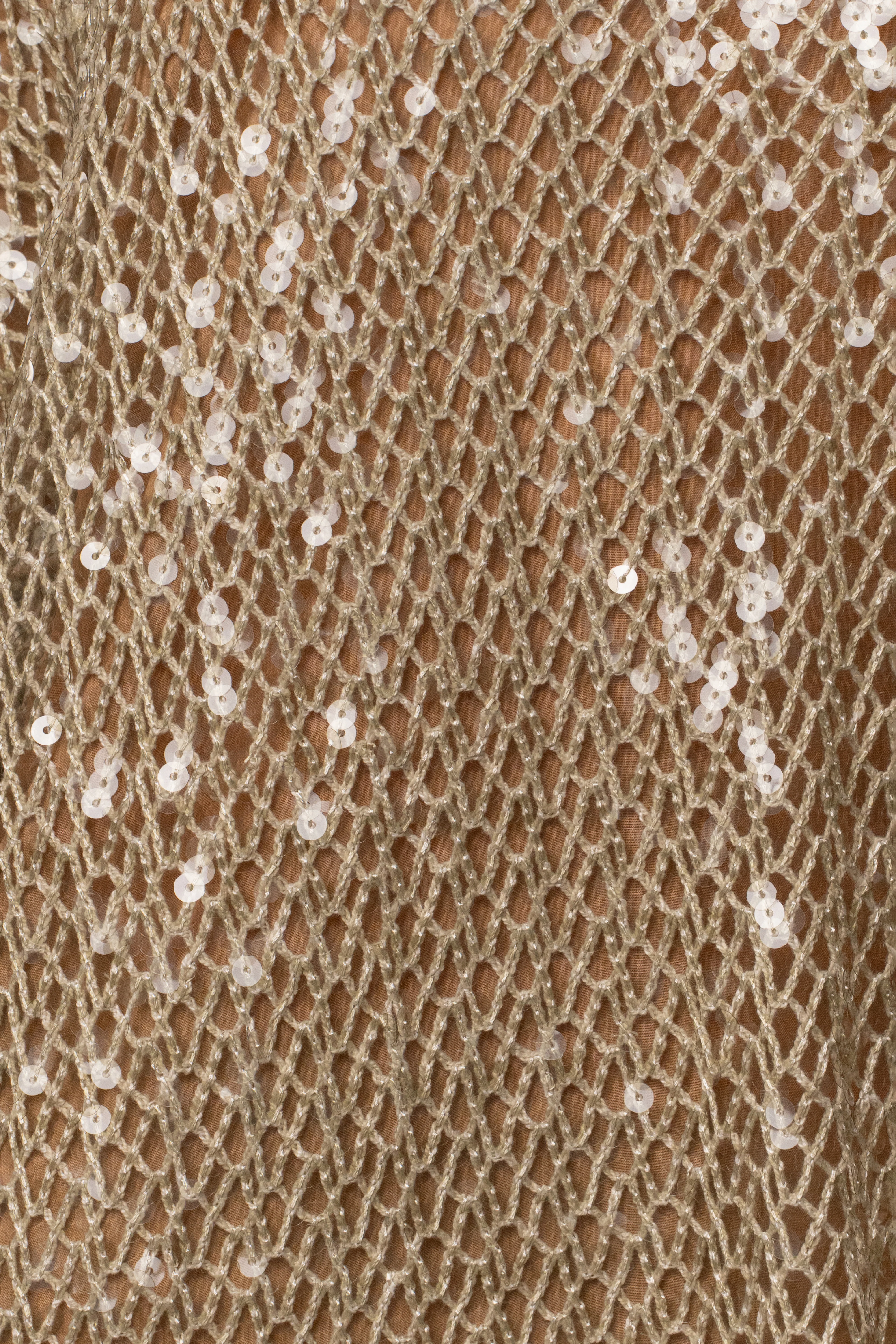 Sage Sheer Glow Sequin Top