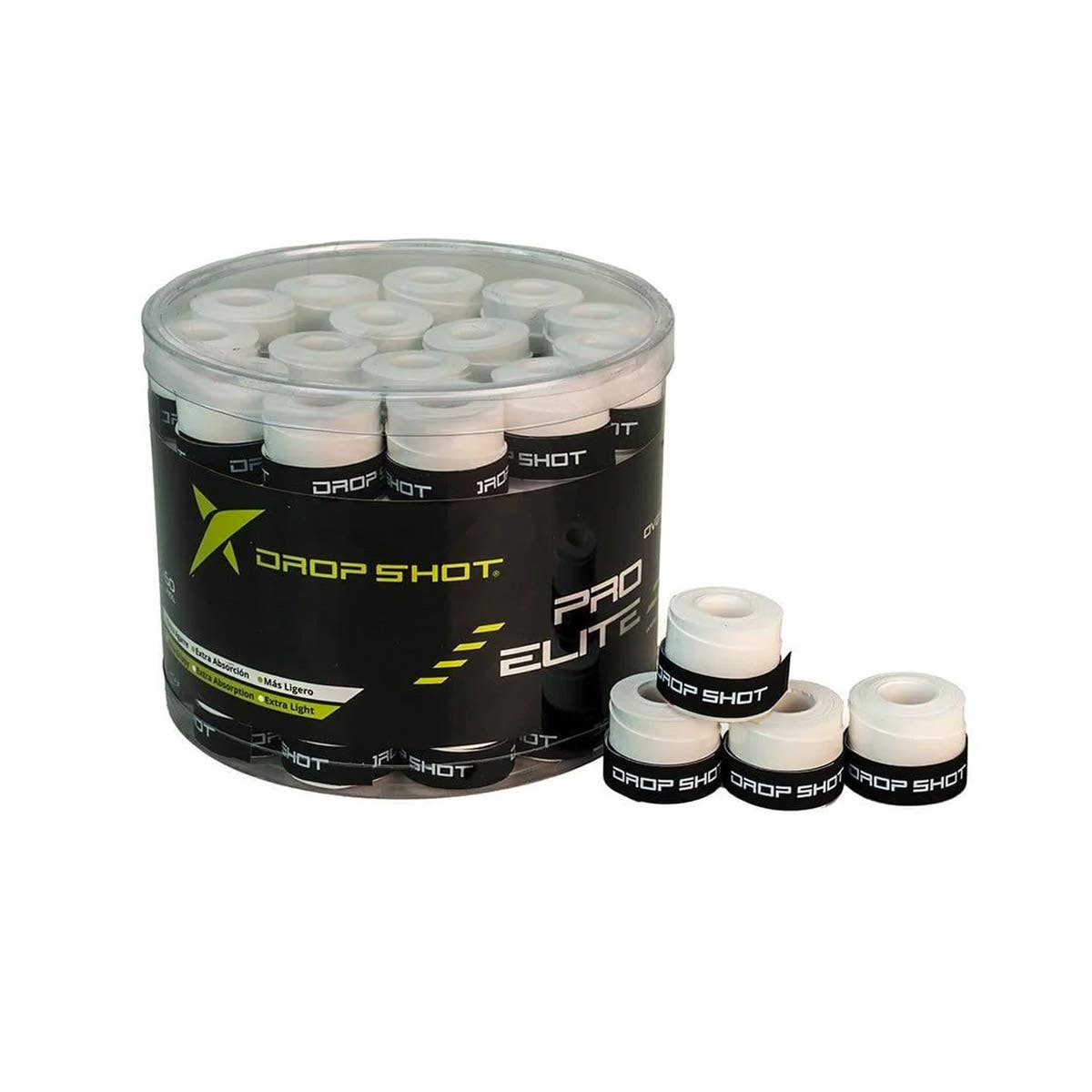 TUB OF DROP SHOT PRO ELITE X60 OVERGRIPS