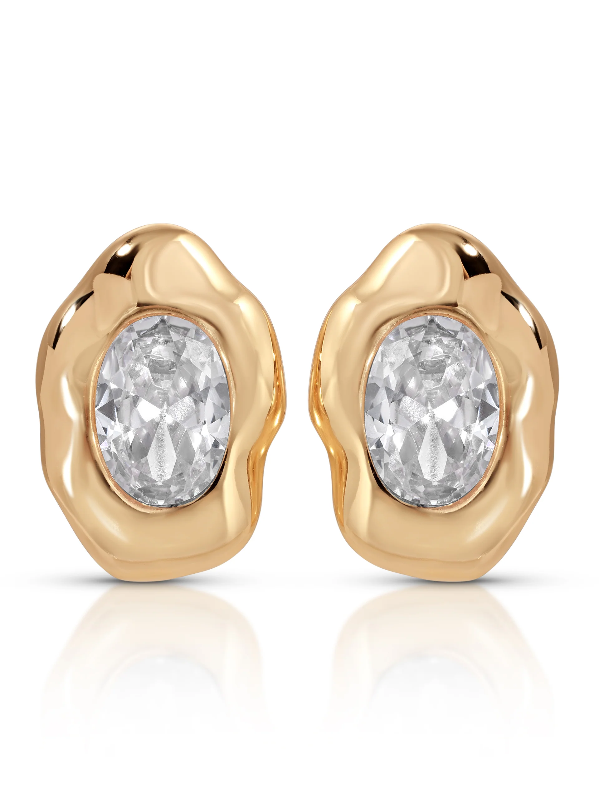 Molten Glow Crystal Studs