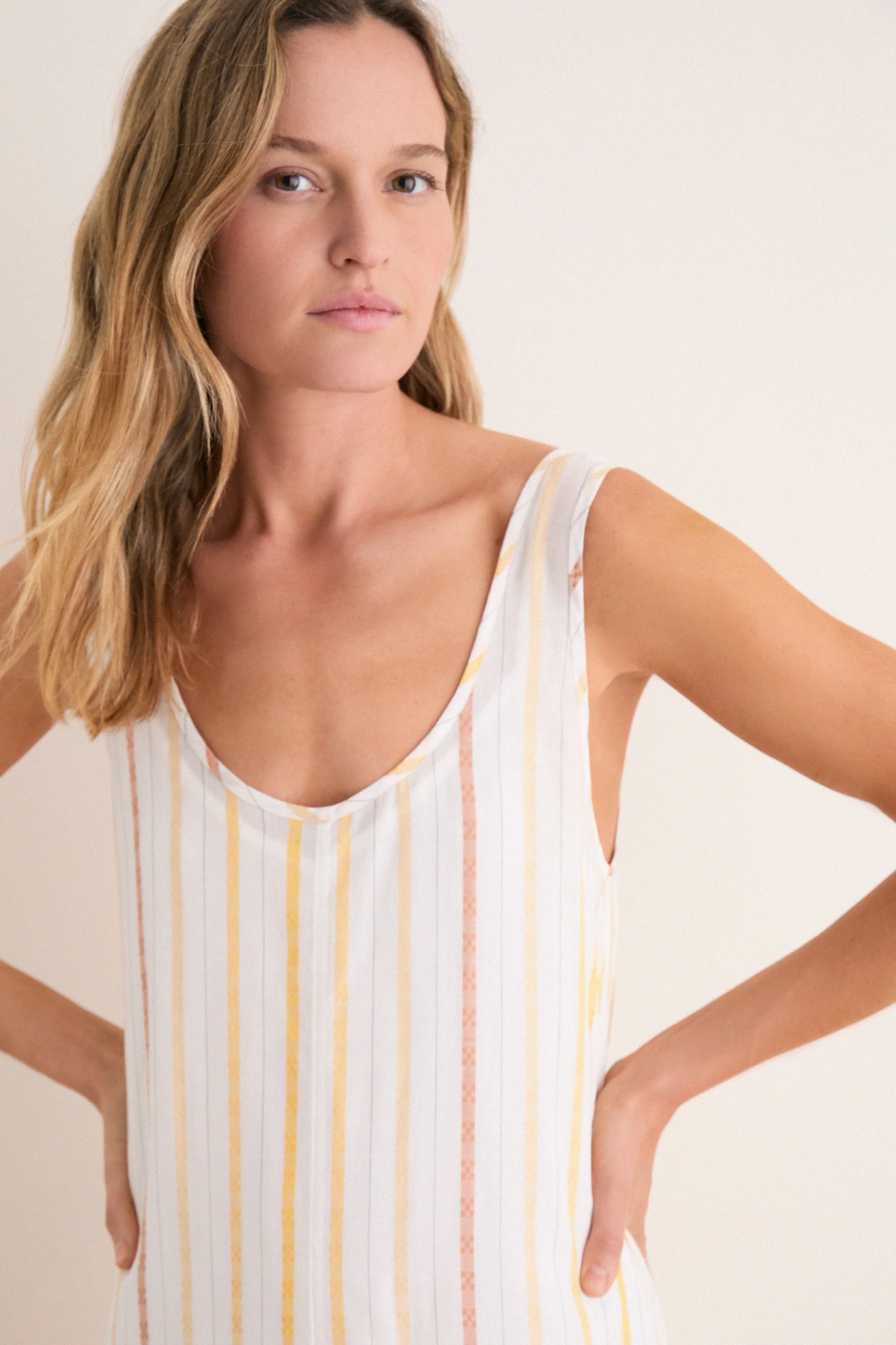 Sunset Stripe Hawes Dress