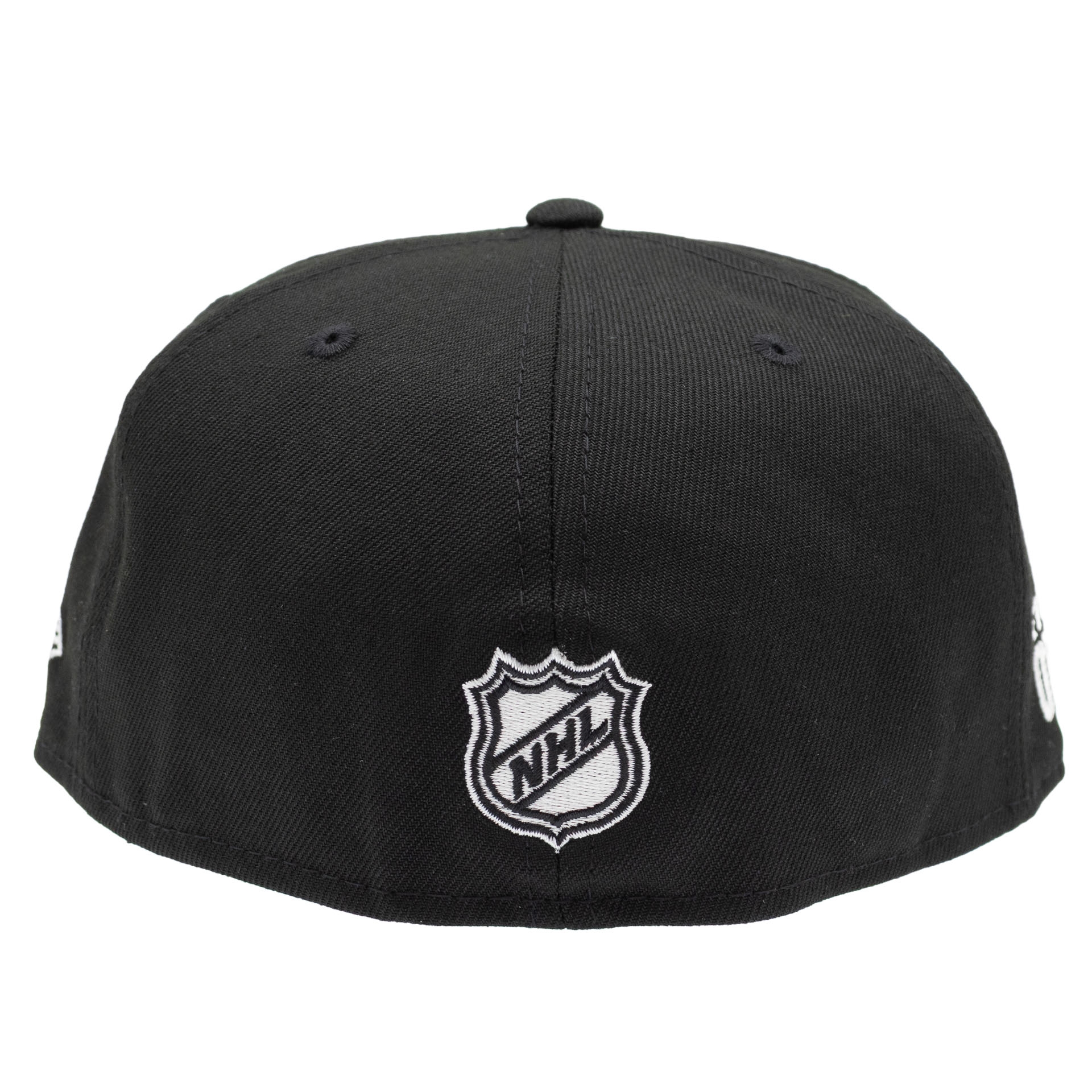 Edmonton Oilers Black & Chrome 59FIFTY Fitted NHL Cap Black