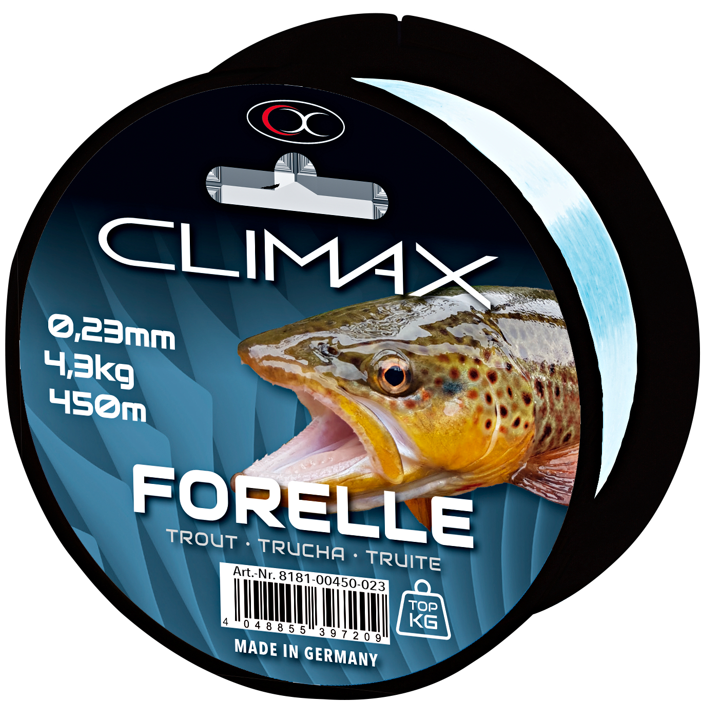 Climax Prey Fish Line Trout (light blue)