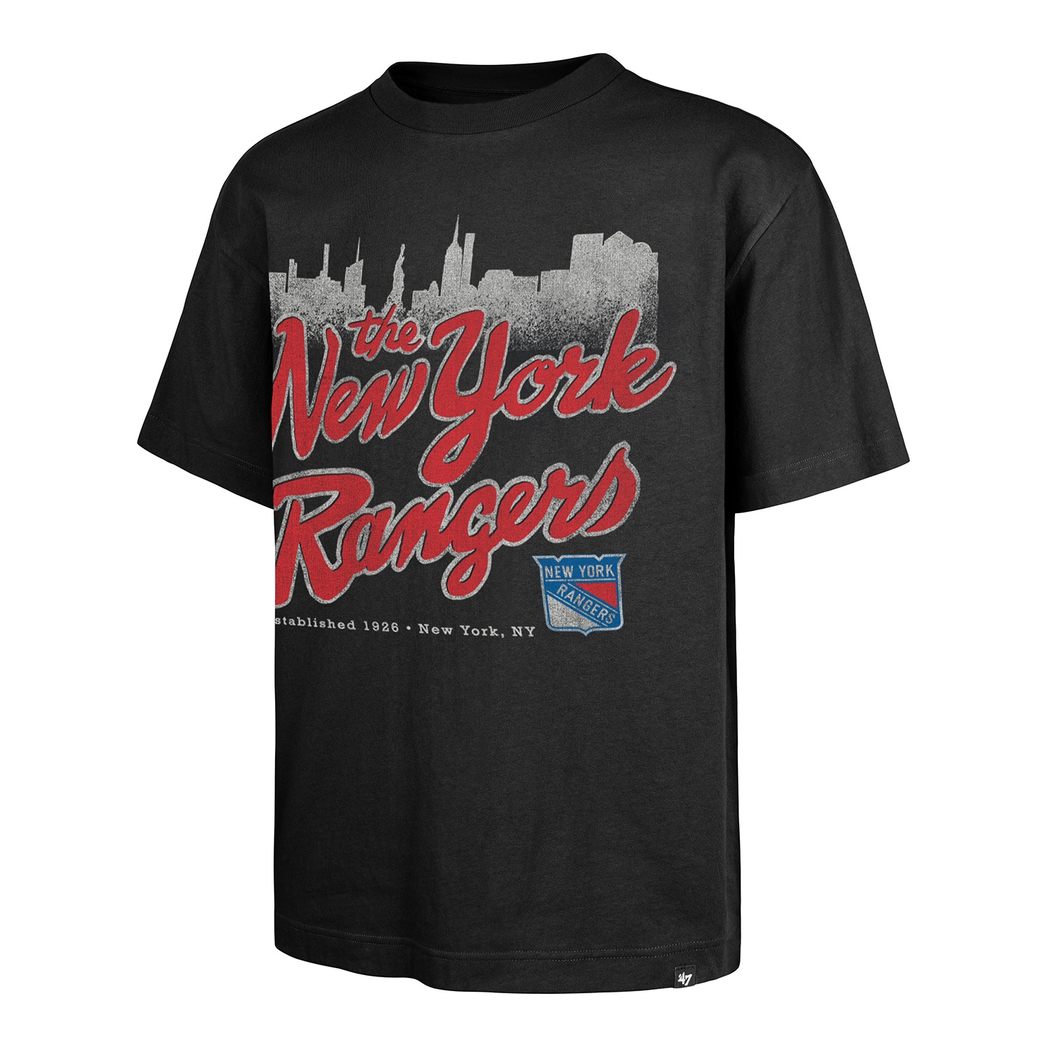 New York Rangers Flint Sigma '47 Foundation NHL T-Shirt Black