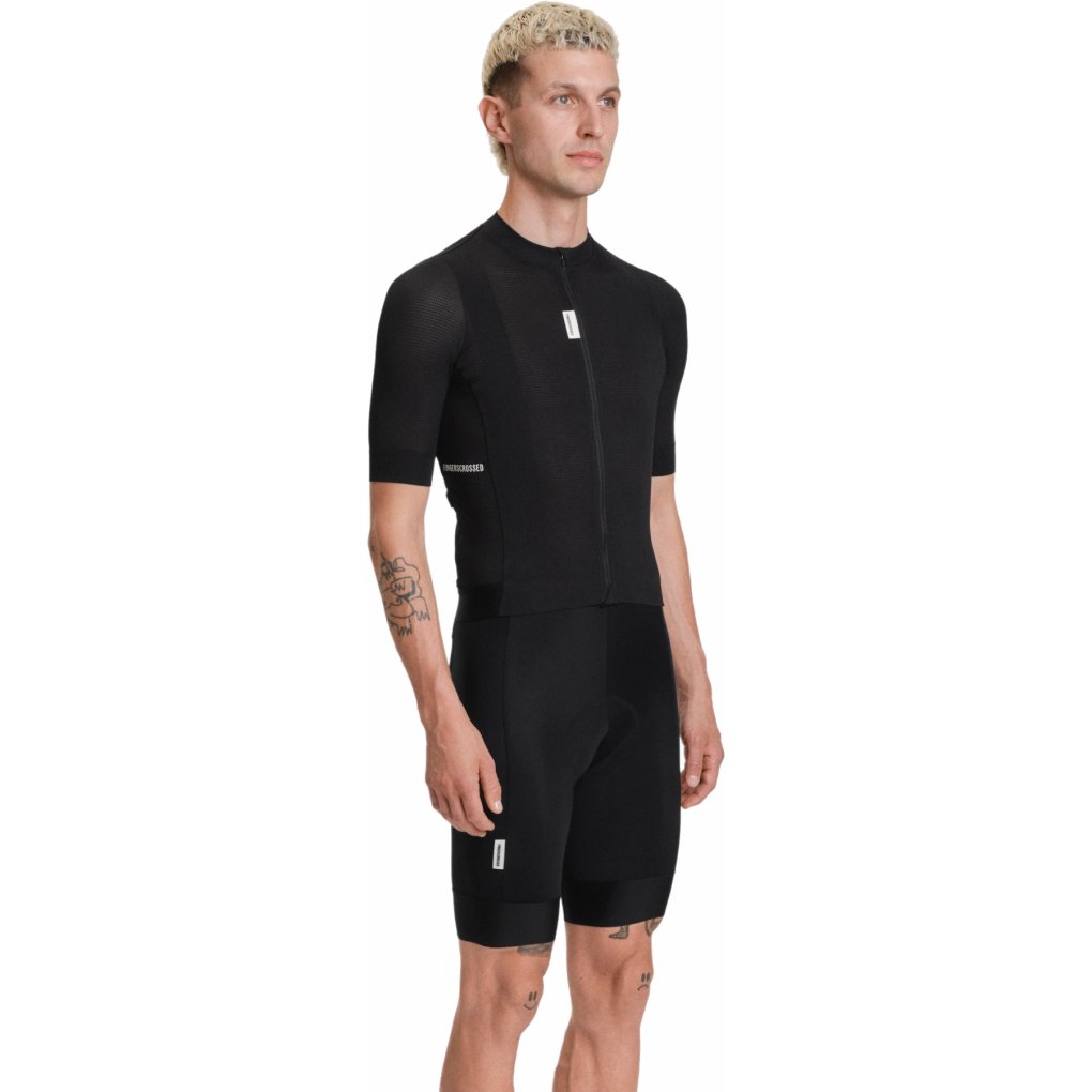 FINGERSCROSSED Road Super Light Short Sleeve Jersey Men - Black