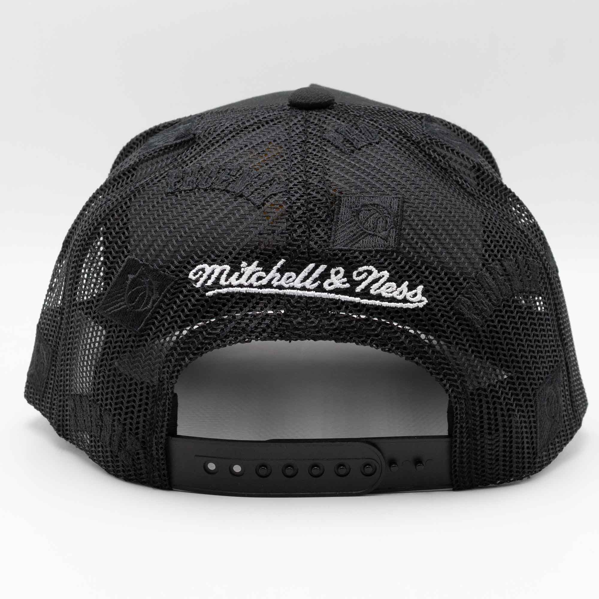 Phoenix Suns Mitchell & Ness Monogram NBA Trucker Cap Black