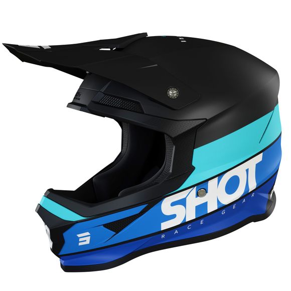 Casque cross Shot FURIOUS STORY - BLUE MATT 2022 - BleuRef : SO2182