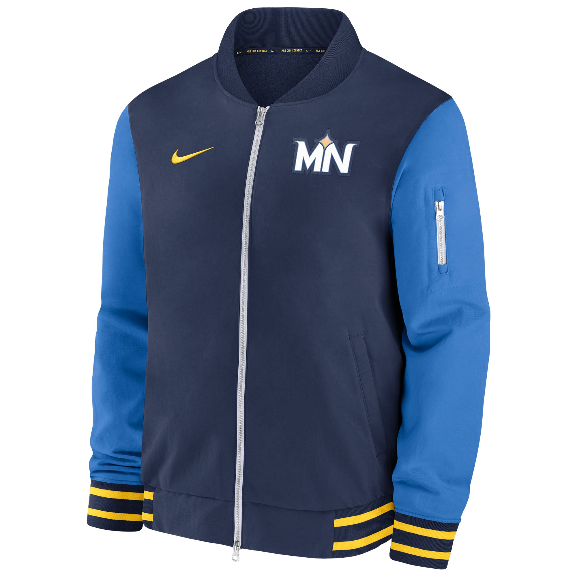 Minnesota Twins 2024 City Connect MLB Authentic Nike Bomber Jacket