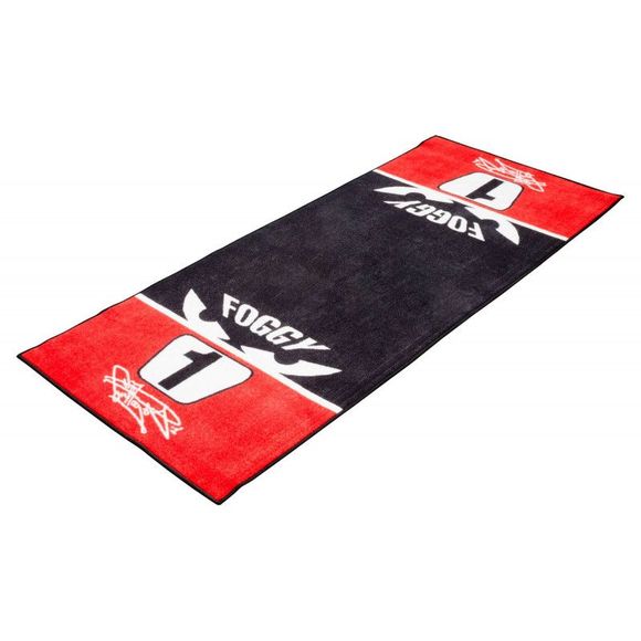 Environmental mat BIKETEK FOGGY 190x80cm NUMBER 1 Universal - Red / BlackRef: Bkt0001 / Fogmat03