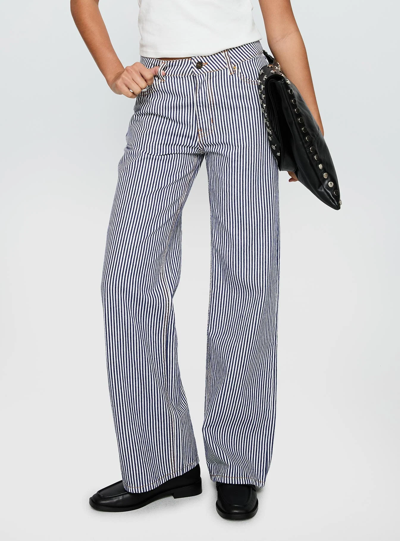 Top Model Jean Navy Stripe