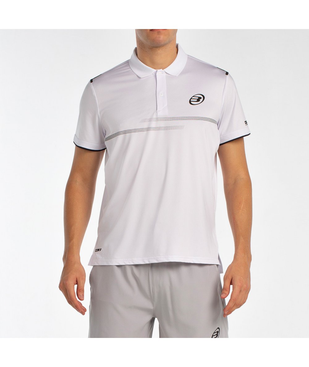 BULLPADEL MENKAR WHITE POLO SHIRT