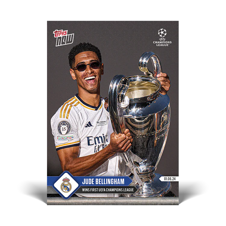 Jude Bellingham - Victorious end to debut season - 23/24 UCL TOPPS NOW® Card 139