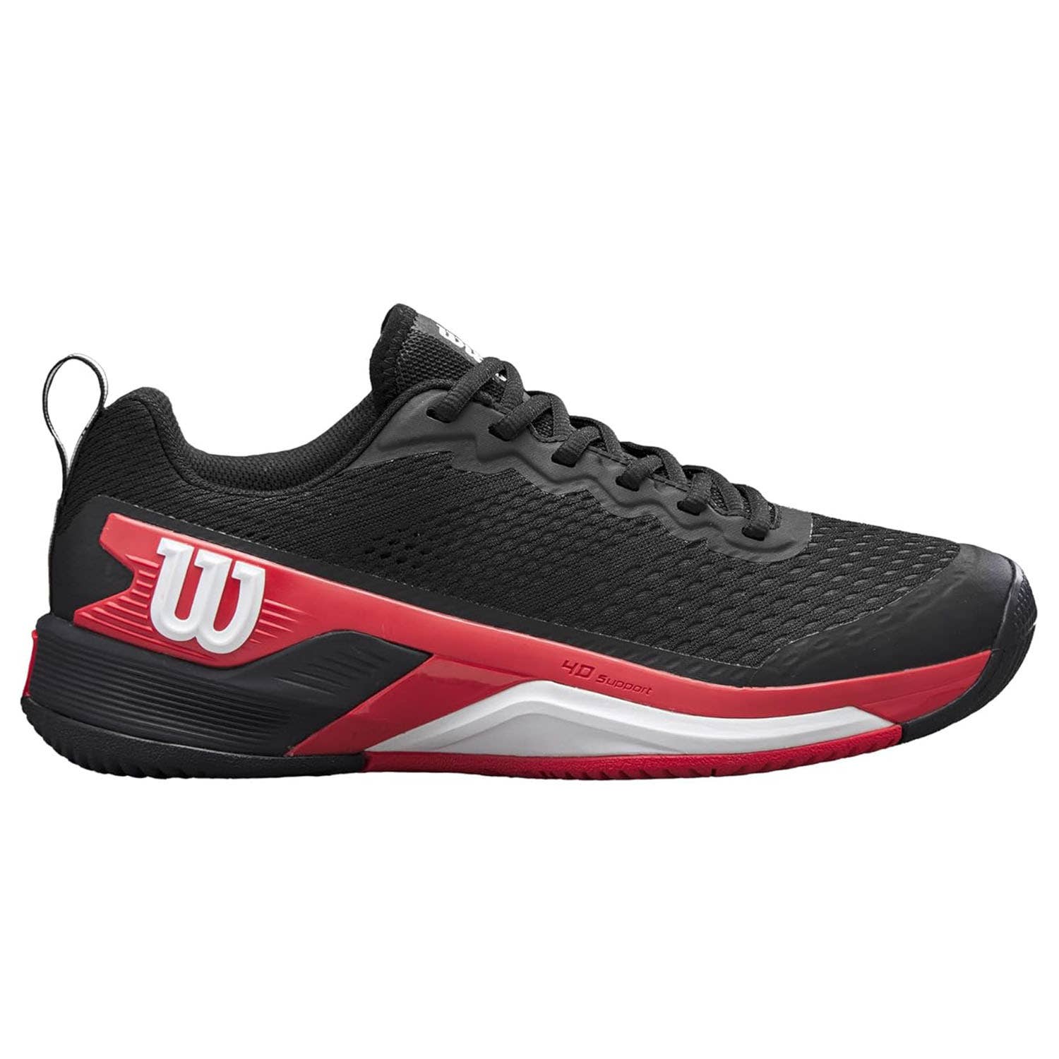 WILSON RUSH PRO 4.5 ALL COURT BLACK/RED WRS334330