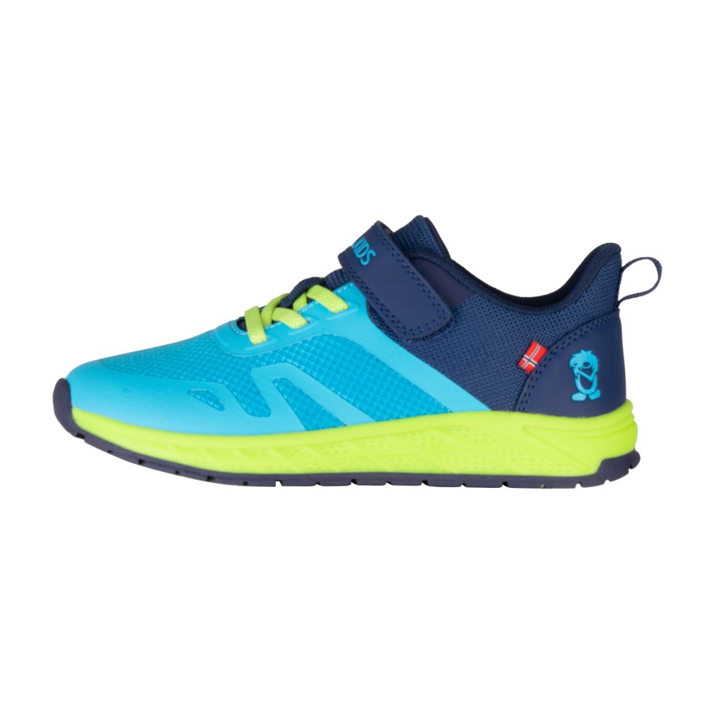 Trollkids Alesund Sneaker Kids - Pool Blue/Dark Indigo/Spring Leaf
