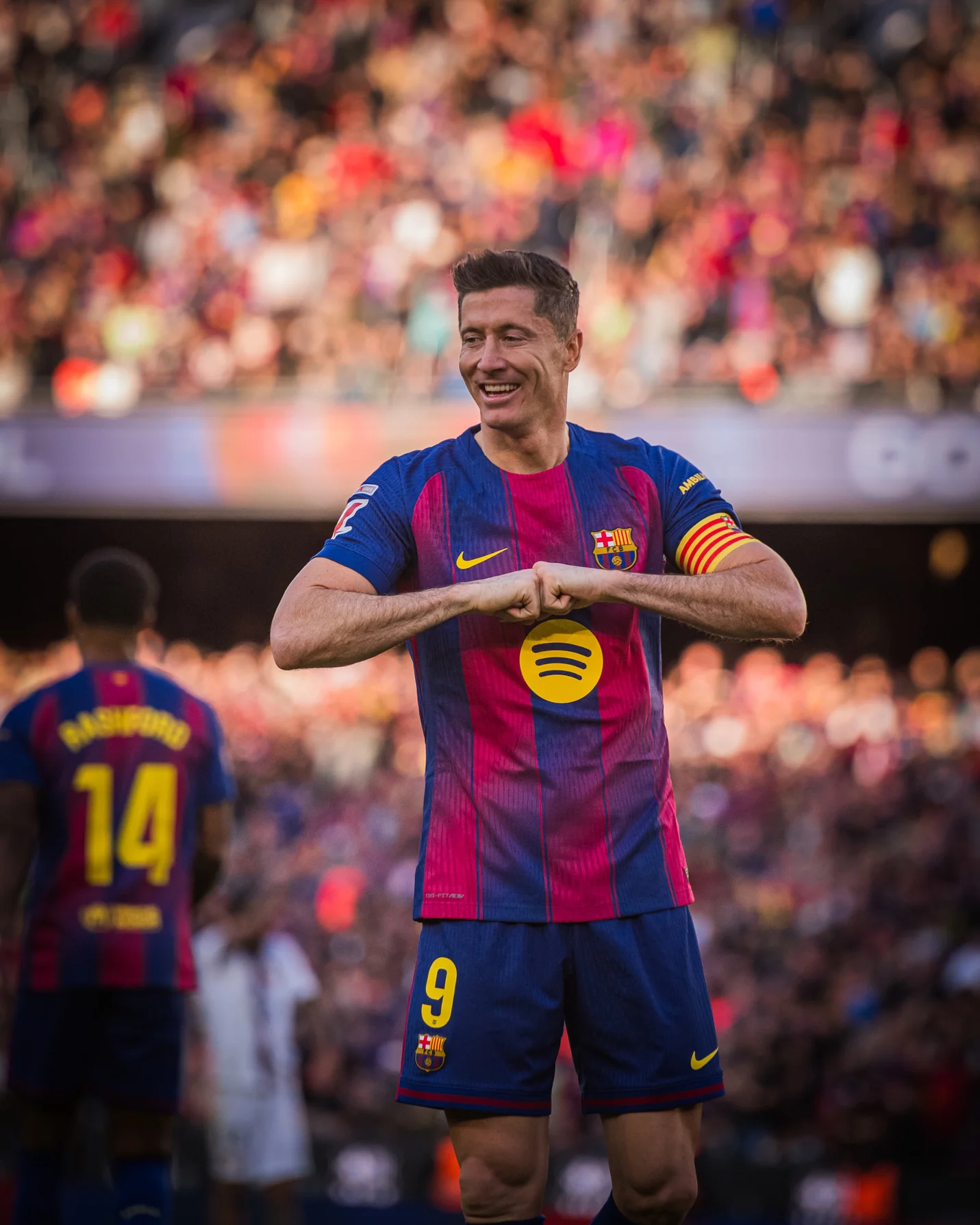 Lewandowski | La Liga Men'S Home Jersey 25/26 Fc Barcelona - Player'S Edition