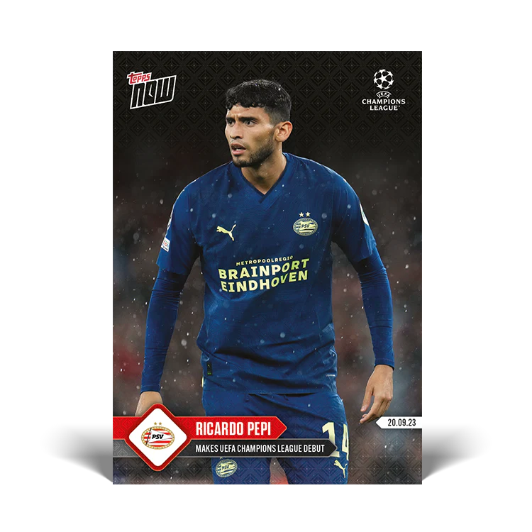 Topps UK - Ricardo Pepi - Makes UEFA Champions League debut - UCL TOPPS NOW® Card #18