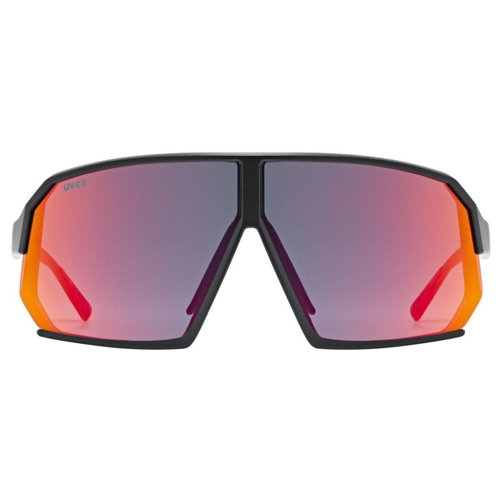 Uvex sportstyle 237 Glasses - black matt/mirror red