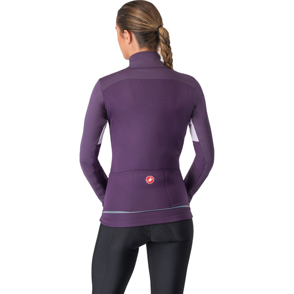 Castelli Entrata 2 Jacket Women - night shade/purple mist 502