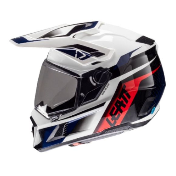 Full headset Leatt ADV 8.5 with mask 4.5 - White / blueRef: LB1189