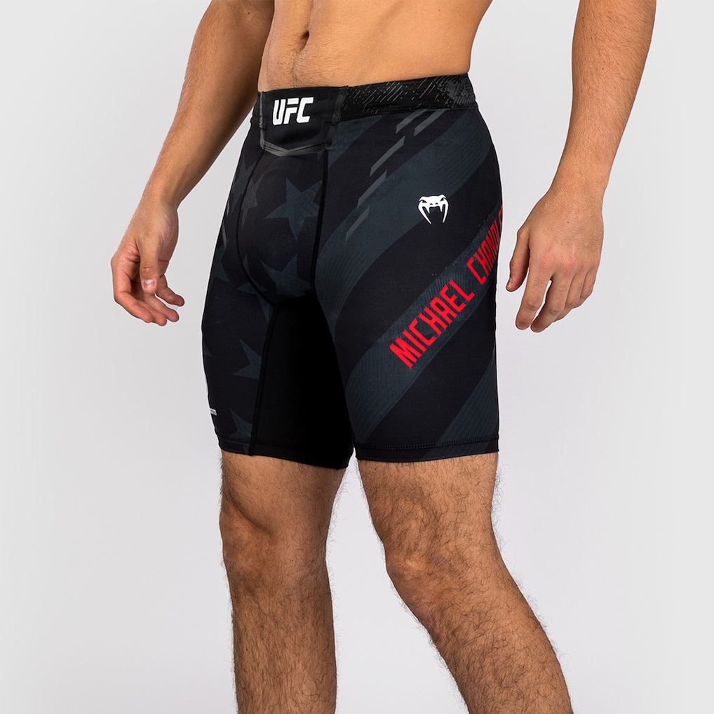 Michael Chandler Adrenaline Unrivaled by Venum Classic Vale Tudo Shorts - Black -Mens