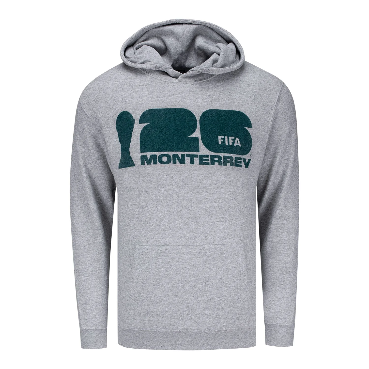 2026 Soccer Fan Collection Monterrey Grey Hoodie - Unisex