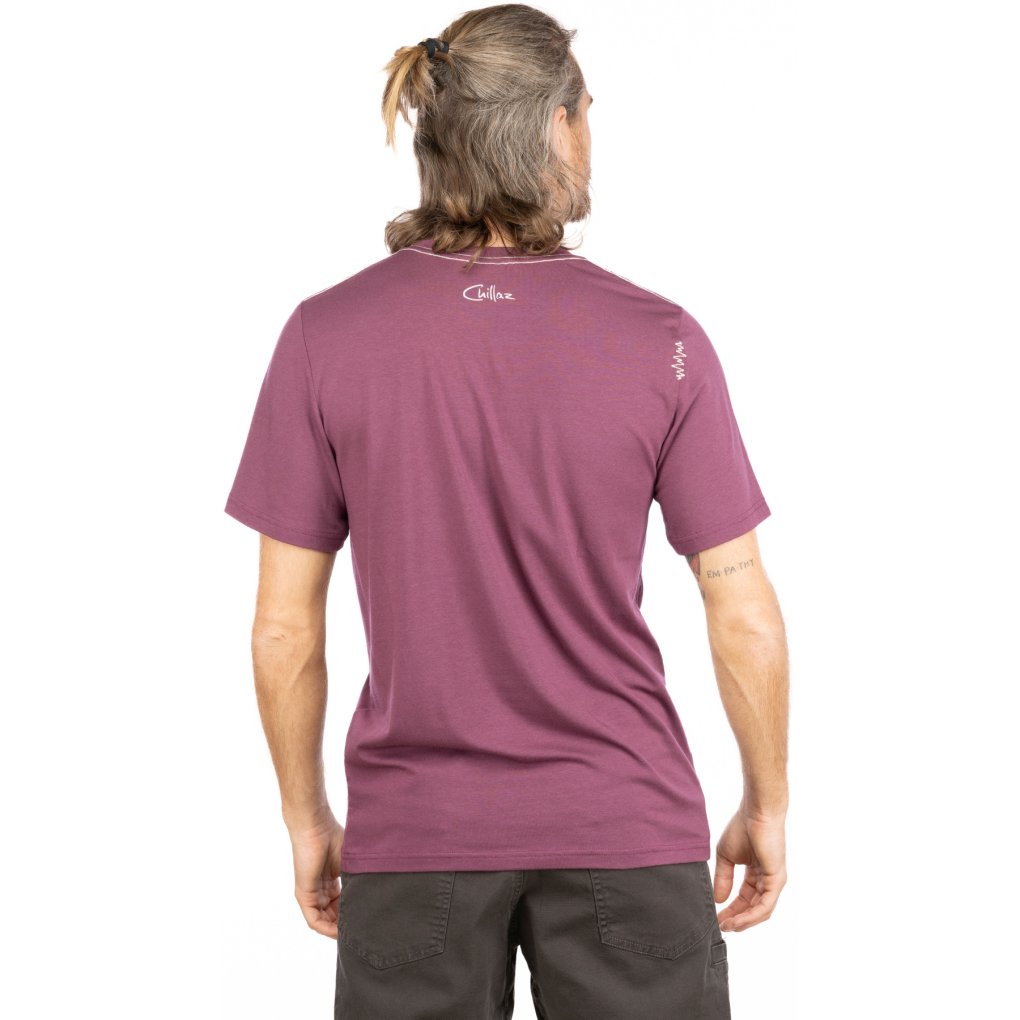 Chillaz Explorer T-Shirt Men - dark bordeaux