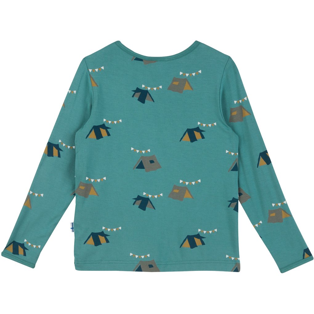 Finkid JUHANNUS SUN Jersey Longsleeve Kids - deep jungle