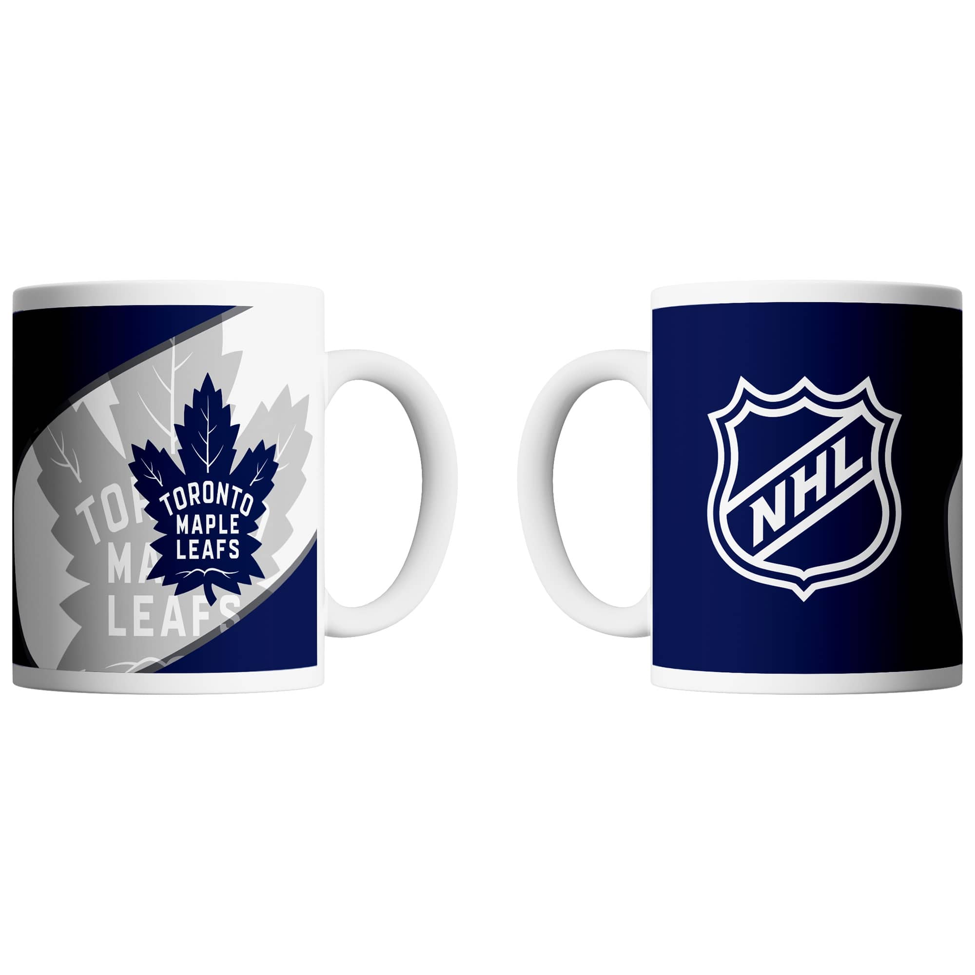 Toronto Maple Leafs Shadow Logo & Shield NHL Mug (330 ml)