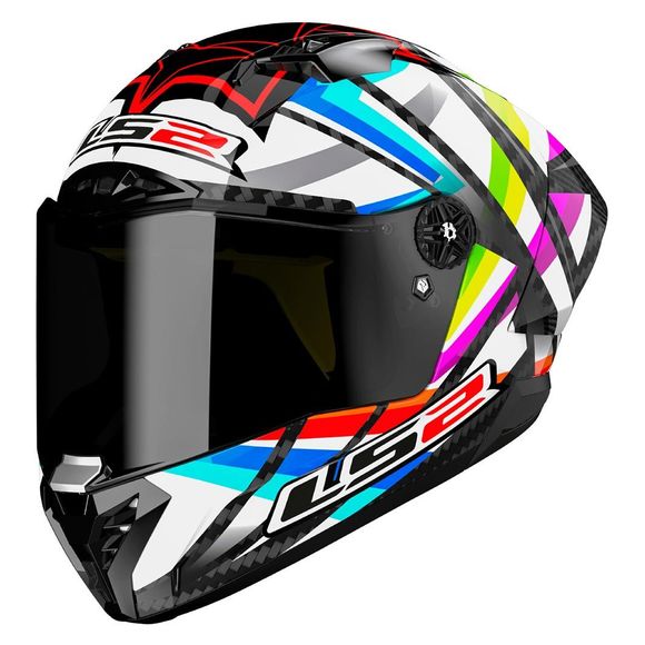 Casque intégral LS2 FF805 THUNDER CARBON - FLASH - BlancRef : LS0837