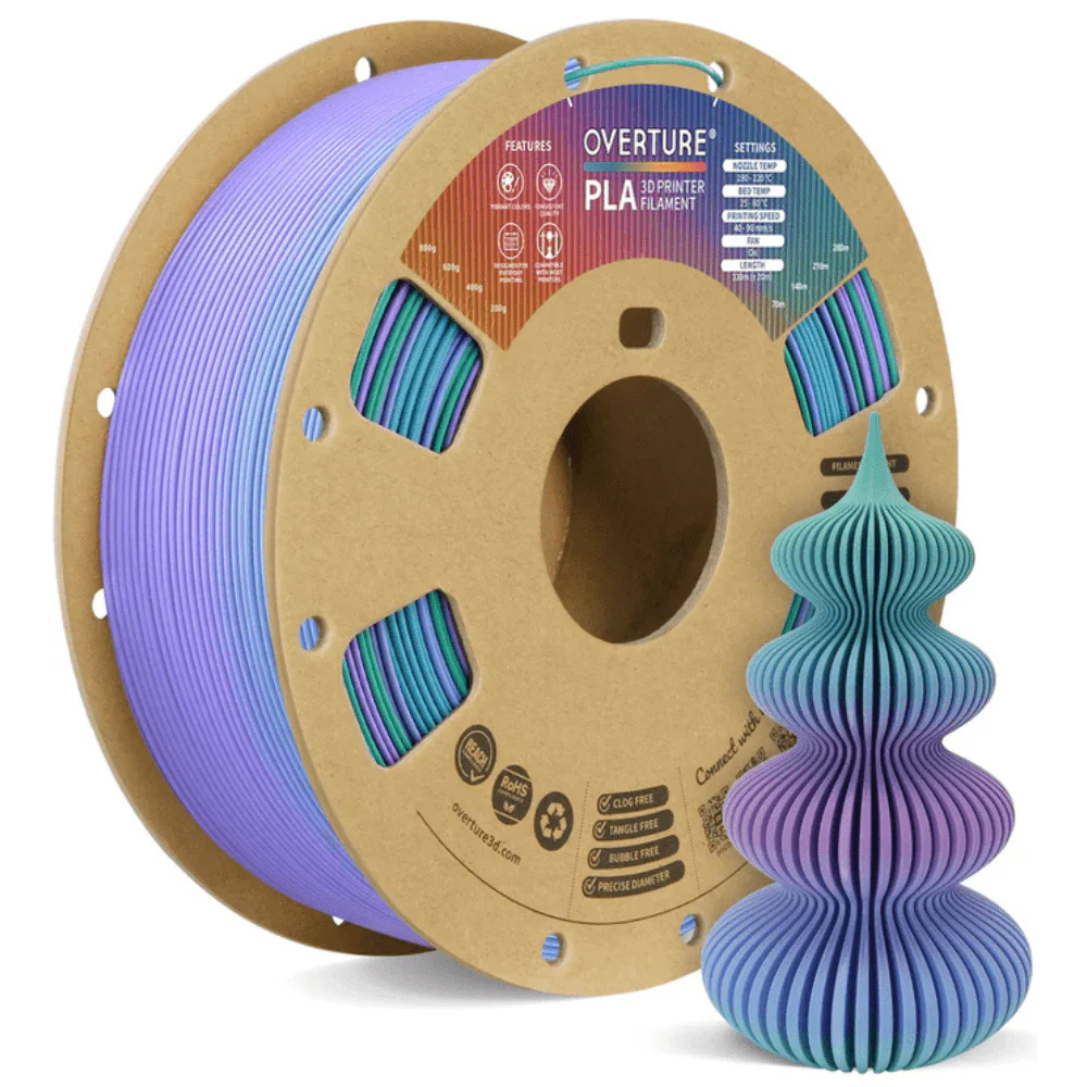Overture PLA Gradient Filament 1.75mm