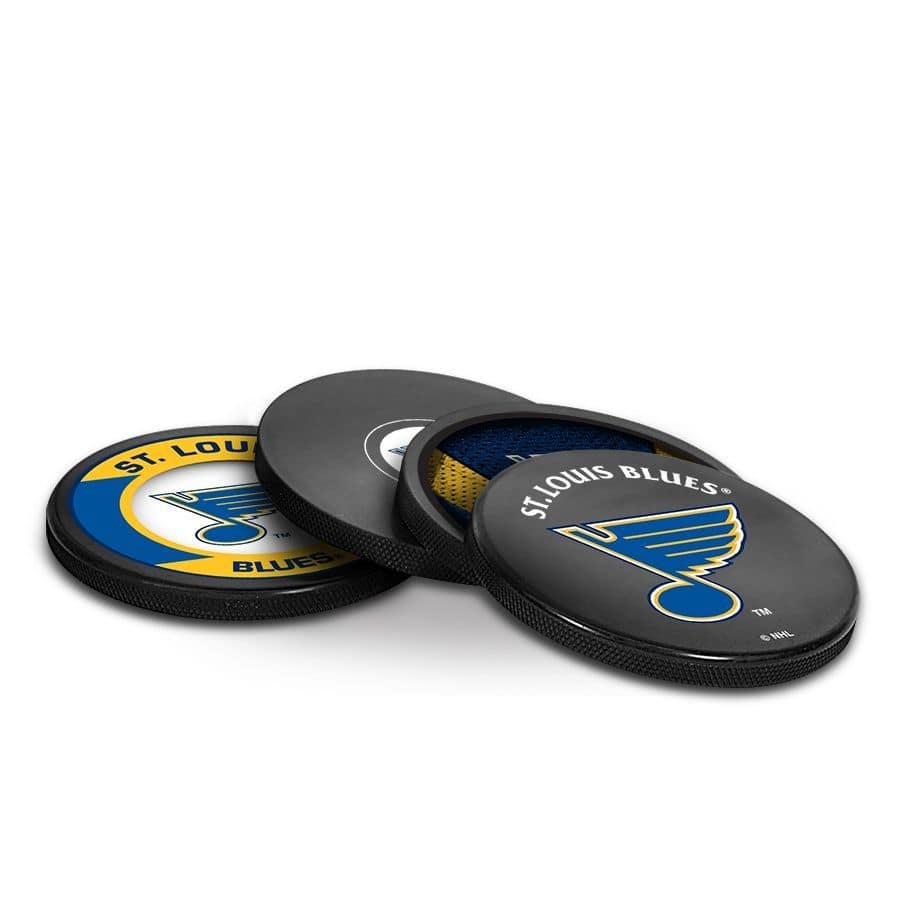 St. Louis Blues NHL Puck Coasters (Set of 4)