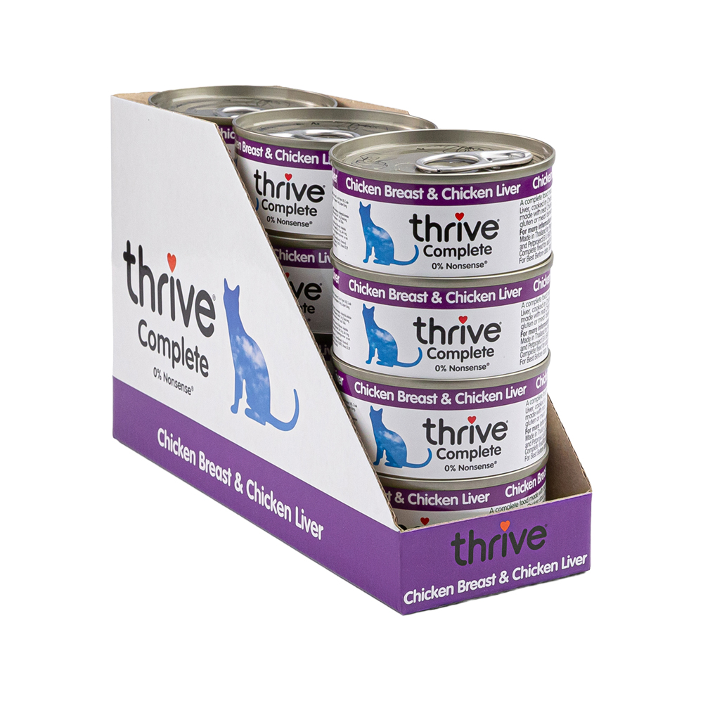 Thrive Complete Cat Food - Chicken Breast & Turkey - 12 x 75 g