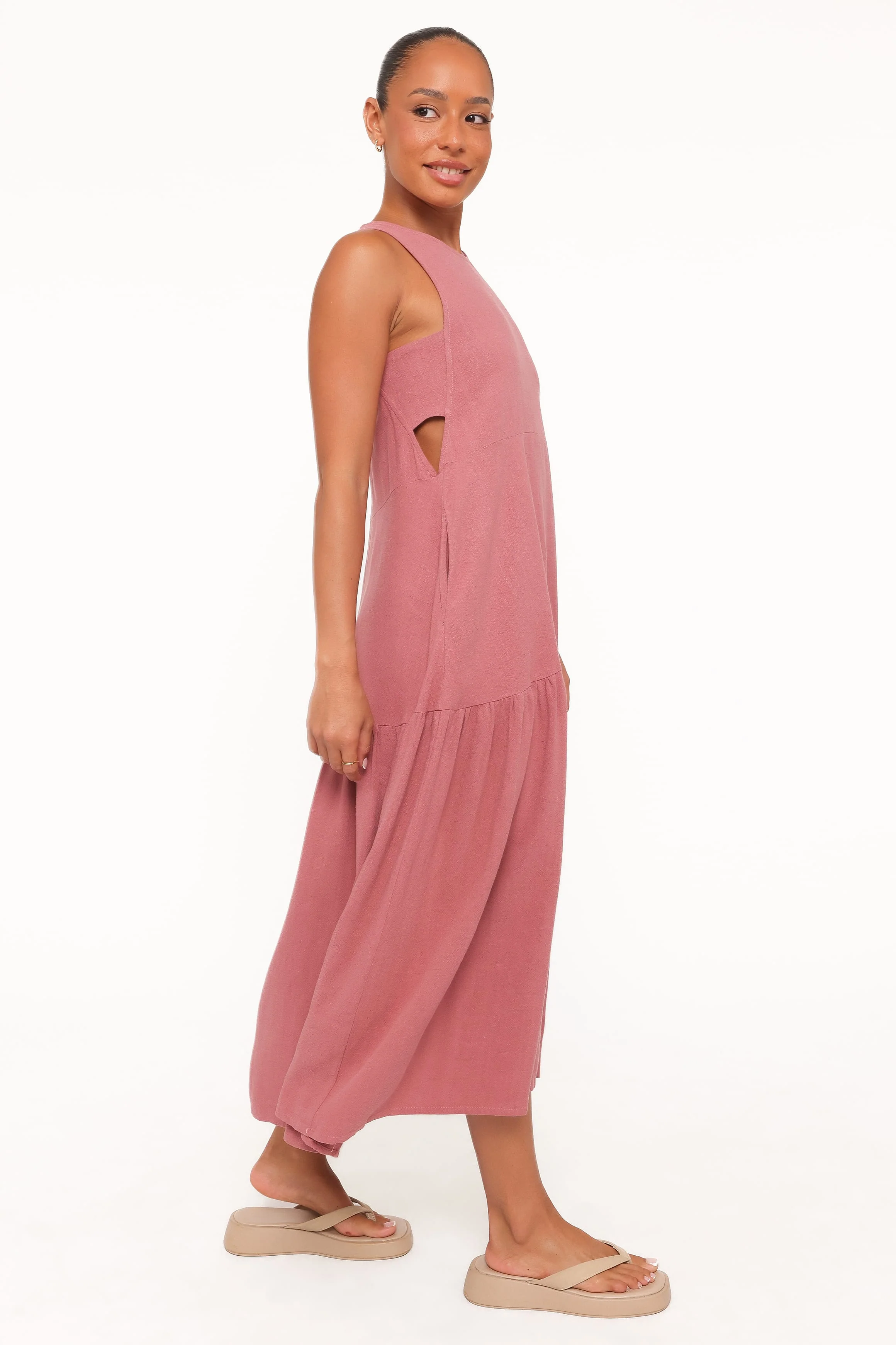 Almudena Midi Dress - Mauve