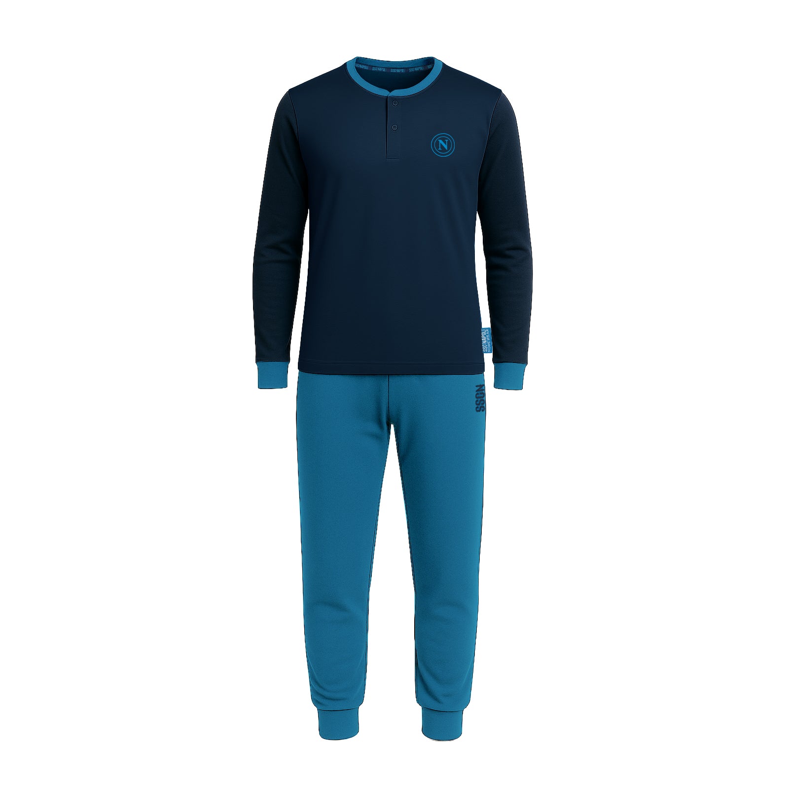 SSC Napoli Dark Blue Serafino Pajamas