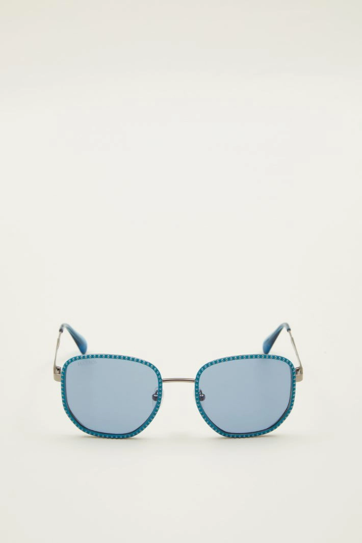 Studded sunglasses - BLUE