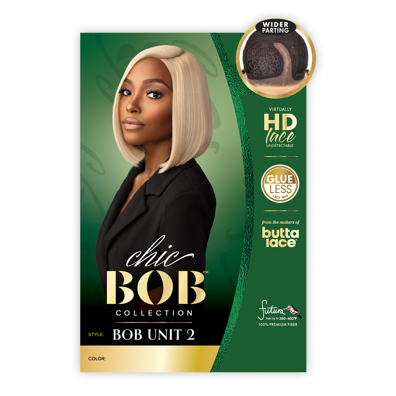 Sensationnel HD Lace Front Wig Butta Lace Glueless Chic Bob Unit 2