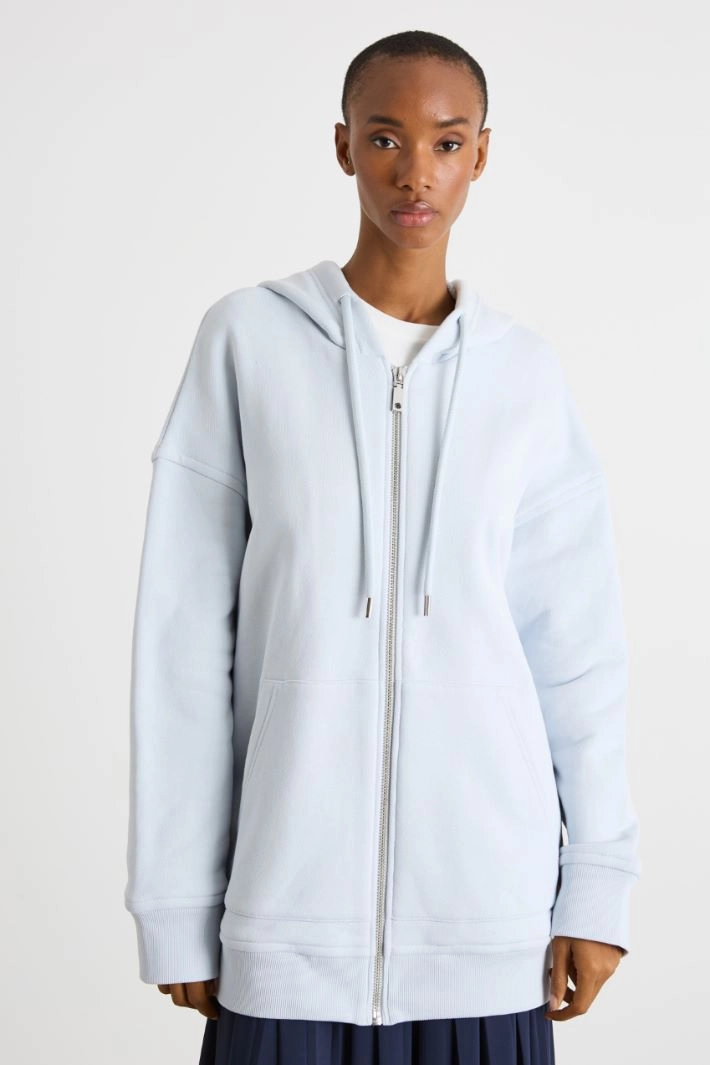 Oversized hoodie - LIGHT BLUE