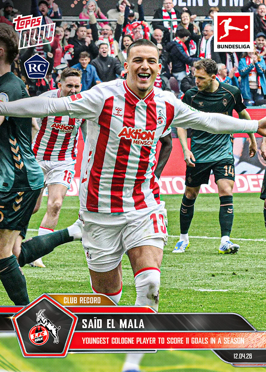 Saïd El Mala - 2025-26 Bundesliga Topps NOW® - Card 169