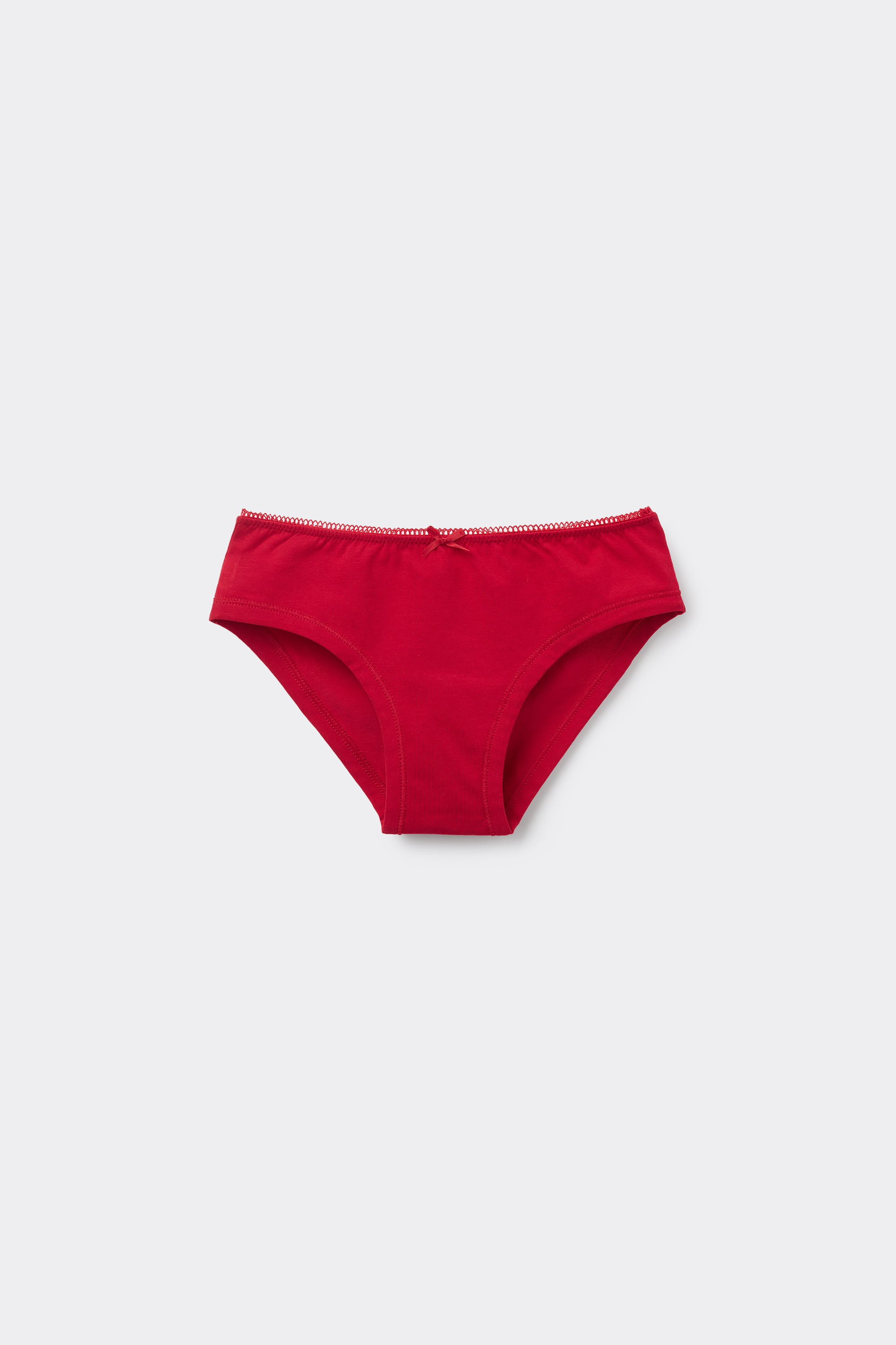 Girls’ Basic Plain Colour Cotton Briefs