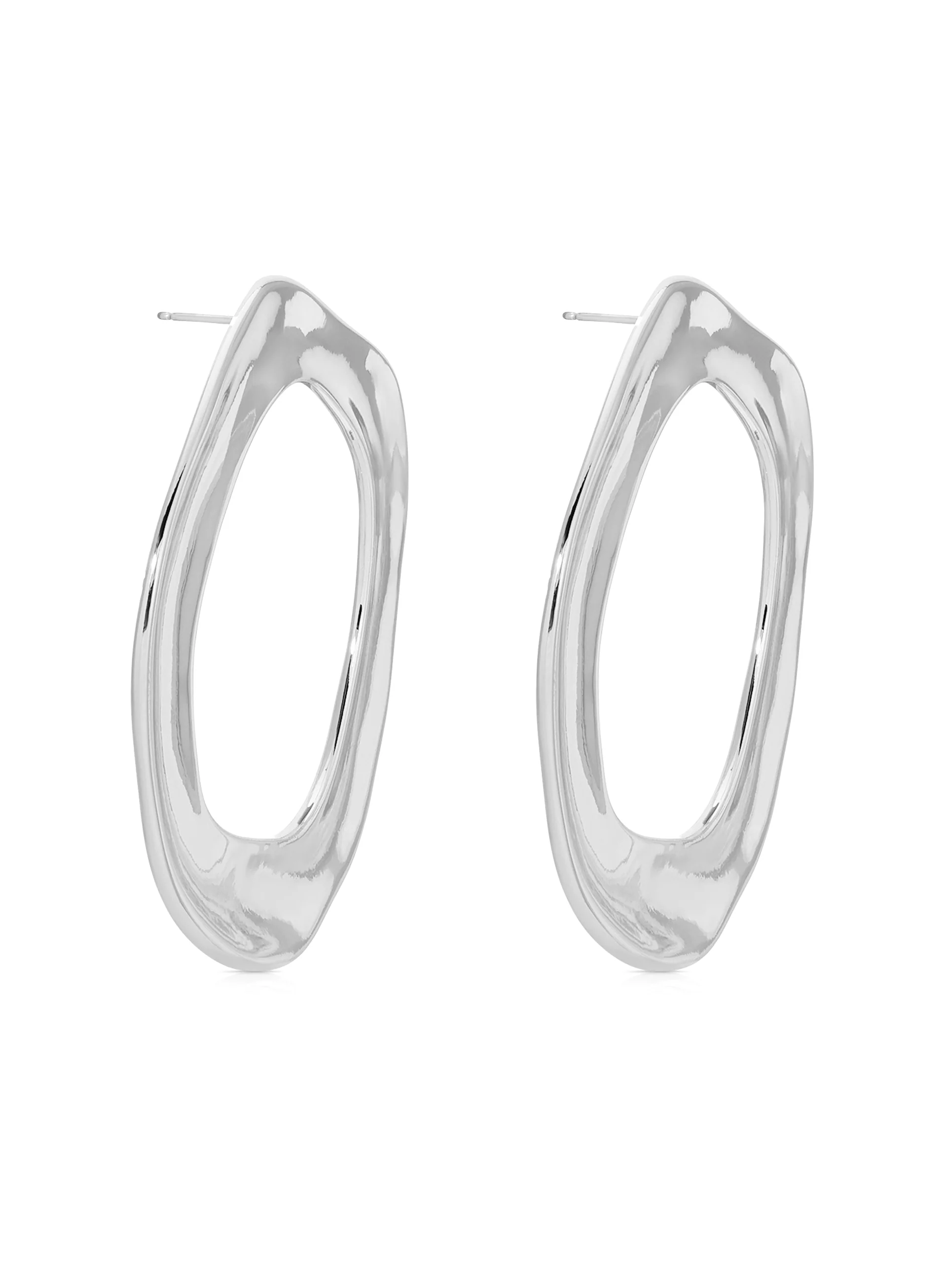 Open Circle Earrings