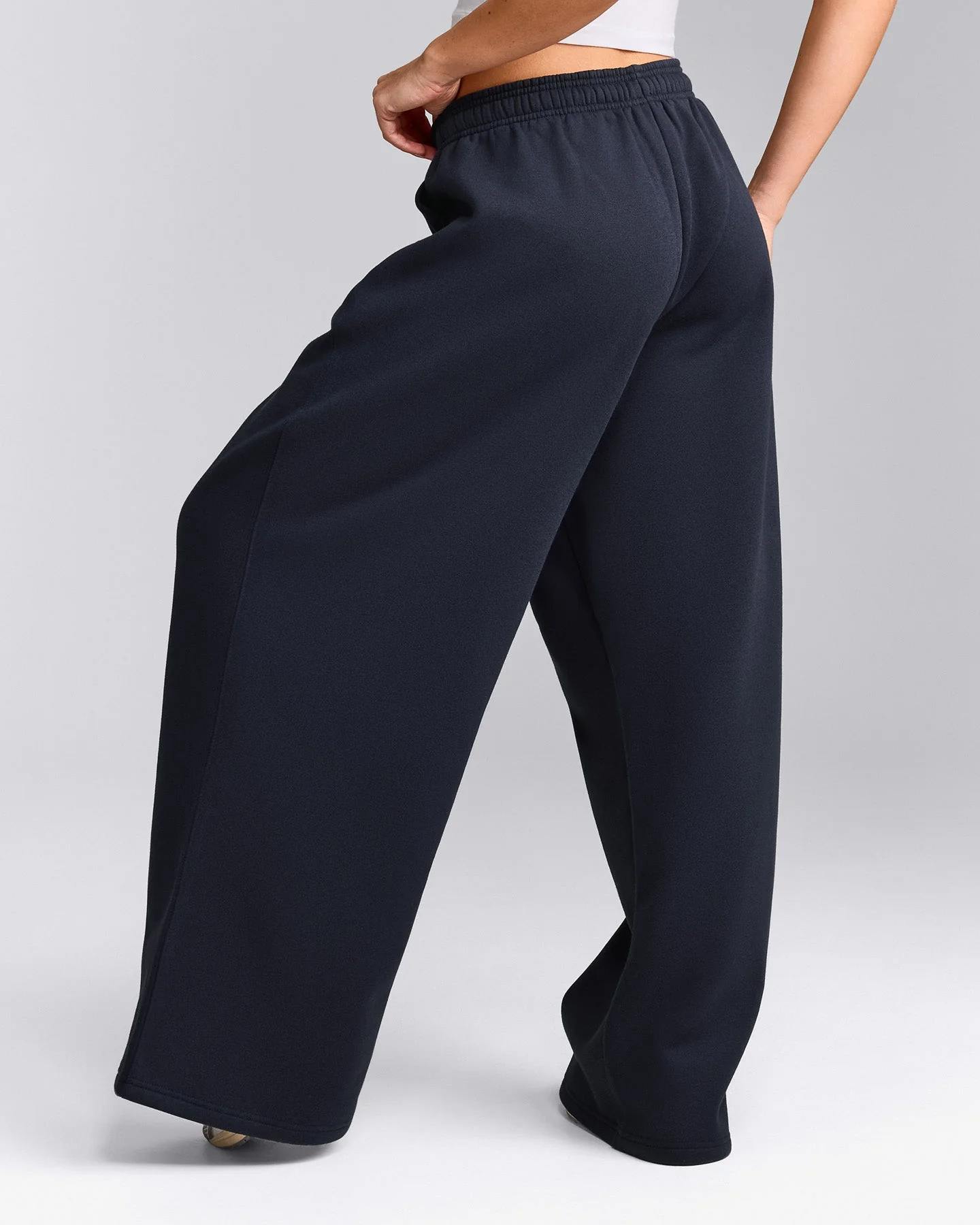 Foundations Cosy Oversized Straight Leg Joggers | True Blue