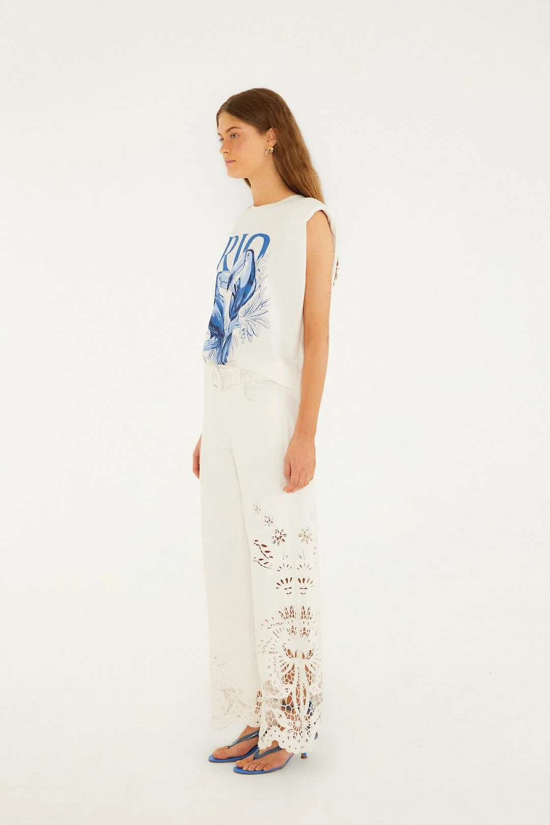 Off-White Boho Beauty Richelieu Pants