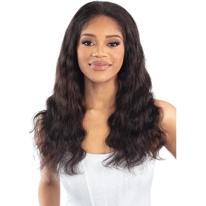Shake N Go Glossy 100% Virgin Remy Hair Glueless 13x5 HD Lace Front Wig - BODY 22