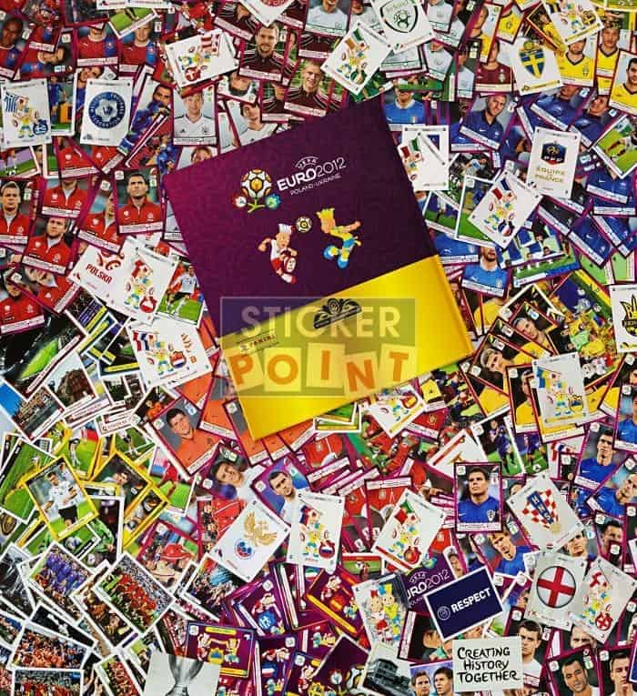 Panini EURO 2012 Deluxe Set - All Stickers + Hardcover Album