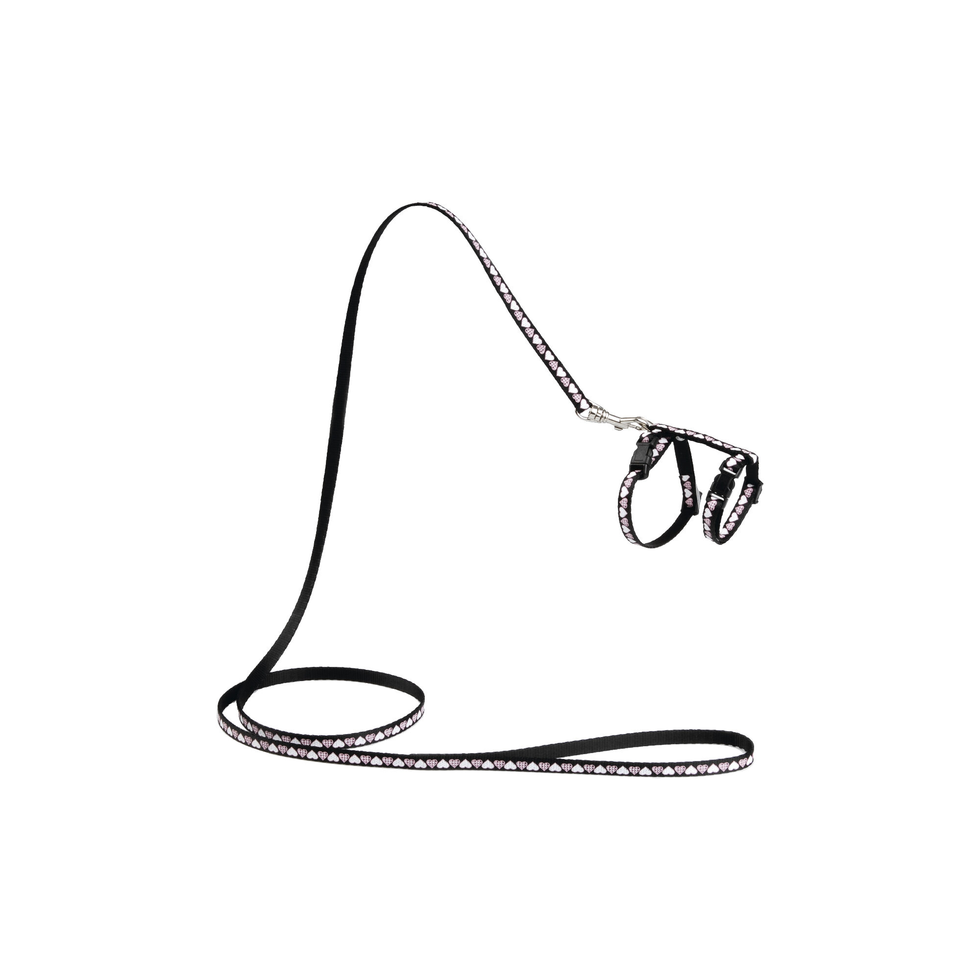 Beeztees Hearts Kitten Harness - Blue - 120 cm x 10 mm