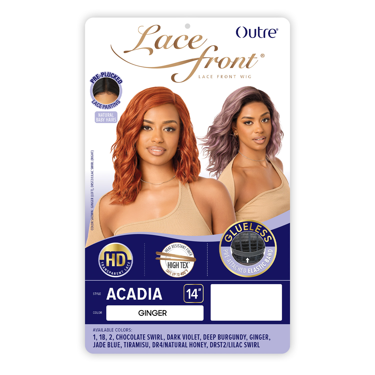 Outre HD Lace Front Wig Glueless Acadia