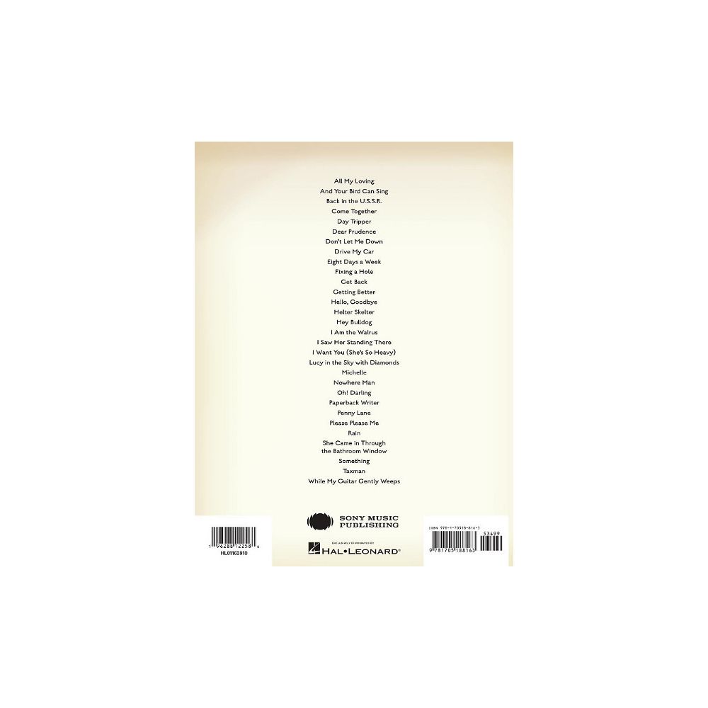 Hal Leonard Beatles Bass Tab Anthology – Thomann Ireland