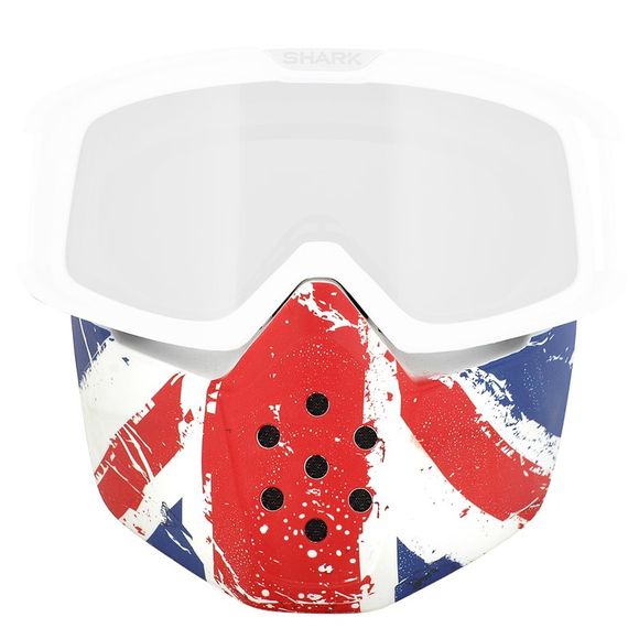 Chin Strap Shark Mask Only Union Jack - Drak / Street Drak - Red / WhiteRef: Sh0585 / Ac3551Pcutu