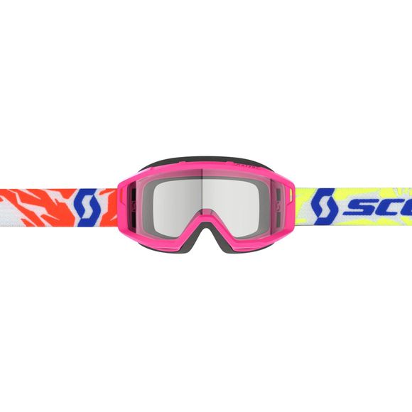 Scott PRIMAL cross mask - CLEAR - YOUTH - PinkRef: SCO1471 / 4030260026043