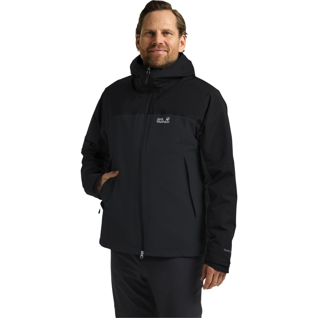 Jack Wolfskin Wild Places 3In1 Jacket Men - phantom