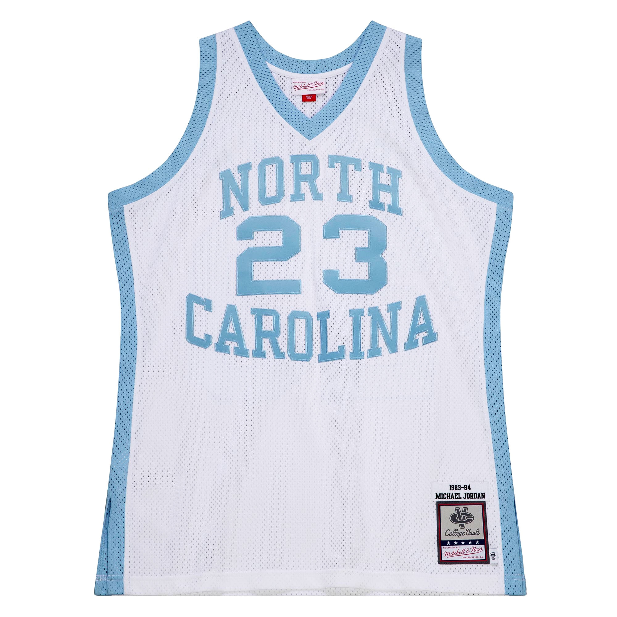 Michael Jordan #23 North Carolina Tar Heels 1983-84 Mitchell & Ness Authentic NCAA Jersey White